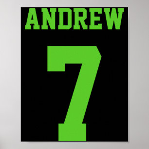 Boy Soccer Birthday Party T Shirt  Poster