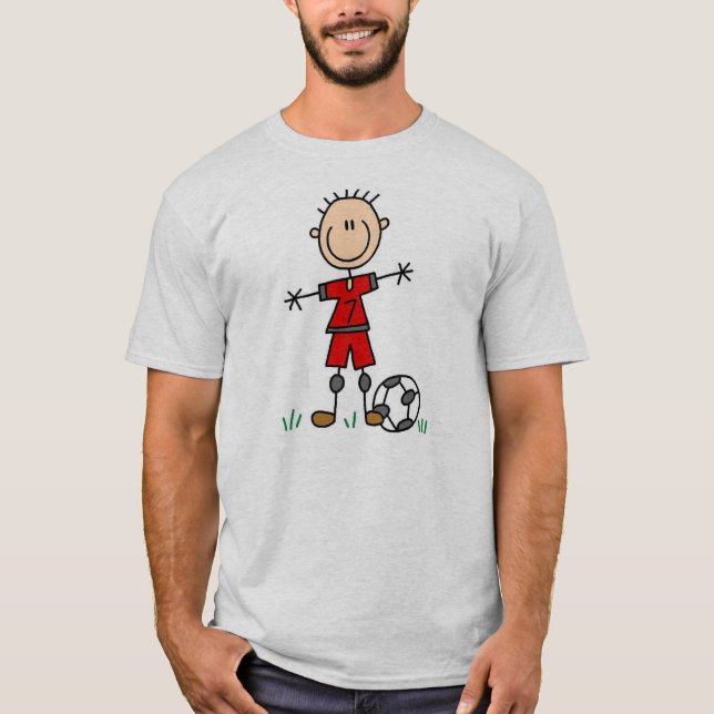 Boy Soccer Player T-shirt (Front)