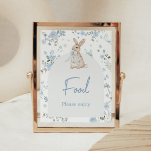Boy Some Bunny Baby Shower Food Poster