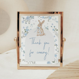 Boy Some Bunny Baby Shower Thank you for Coming Poster
