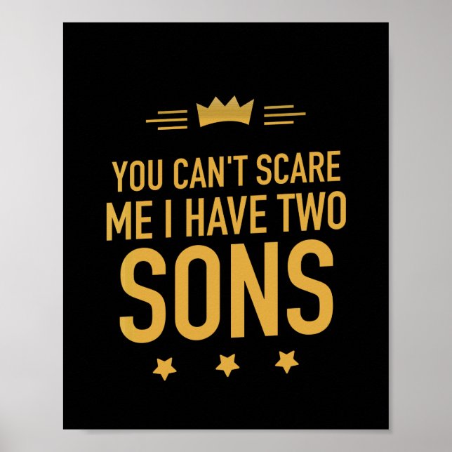 Boy son Funny mothers day gift for mother her mom Poster (Front)