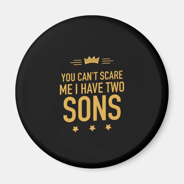 Boy son Funny mothers day gift for mother her mum Magnet (Front)
