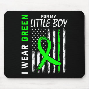 Boy Son Kidney Disease Cerebral Palsy Awareness Fl Mouse Mat