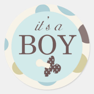 Boy Square Sticker C