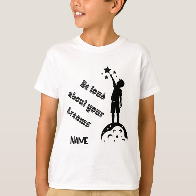 Boy t-shirts with Pursuing the dream (Front)