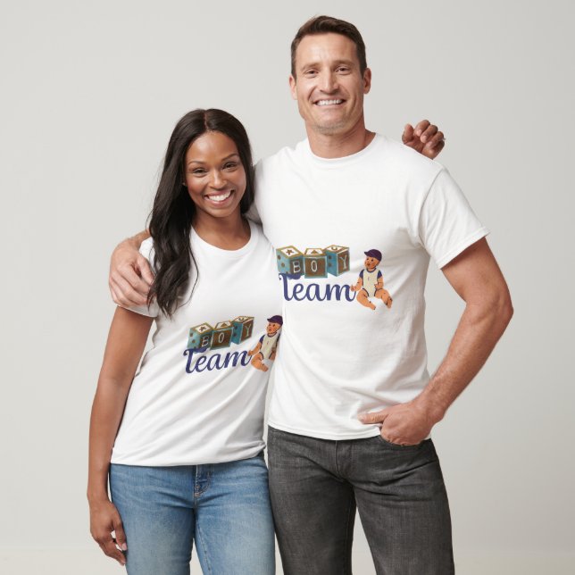 boy team for baby shower T-Shirt (Unisex)