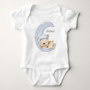 Boy Teddy Bear Baby Bear Baby Bodysuit
