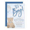 Boy Teddy Bear Blue Balloon Baby Shower