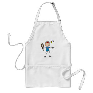 Boy Tennis Player tshirts and Gifts Standard Apron