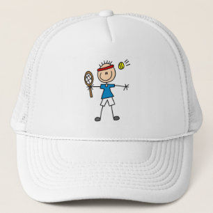 Boy Tennis Player tshirts and Gifts Trucker Hat