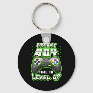Boy Time To Level Up Video Game Birthday Gamer 11 Key Ring