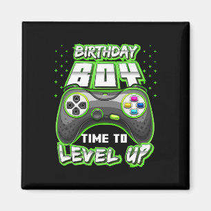 Boy Time To Level Up Video Game Birthday Gamer 11 Magnet