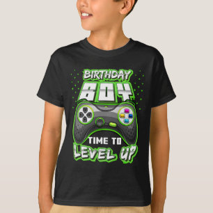 Boy Time To Level Up Video Game Birthday Gamer 11 T-Shirt