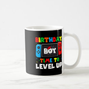 Boy Time To Level Up Video Game Birthday Gamer 4 Coffee Mug