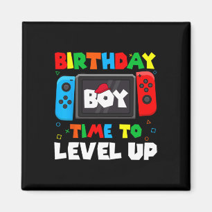 Boy Time To Level Up Video Game Birthday Gamer 4 Magnet