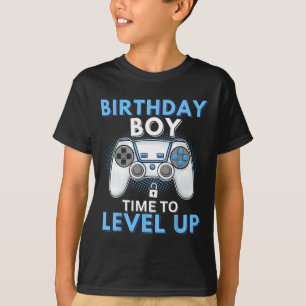 Boy Time To Level Up Video Game Birthday Gamer 8 T-Shirt