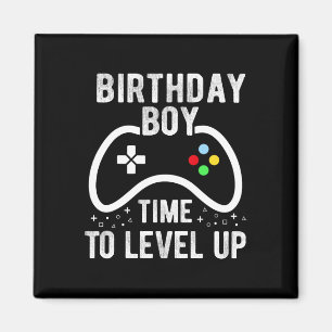 Boy Time To Level Up Video Game Birthday Gift 2  Magnet