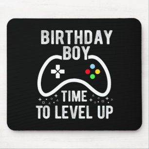 Boy Time To Level Up Video Game Birthday Gift 2 Mouse Mat