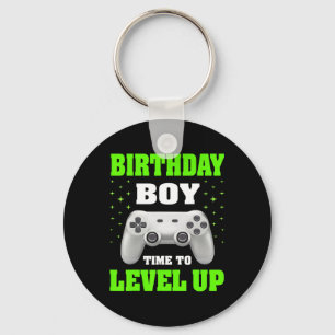 Boy Time To Level Up Video Game Birthday Gift Boys Key Ring