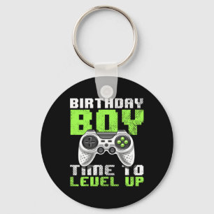 Boy Time To Level Up Video Game Birthday Gift Boys Key Ring
