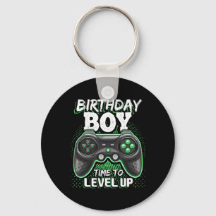 Boy Time To Level Up Video Game Birthday Gift Boys Key Ring