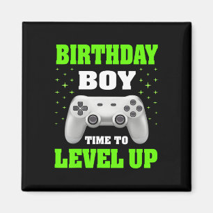 Boy Time To Level Up Video Game Birthday Gift Boys Magnet