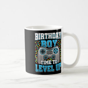 Boy Time To Level Up Video Game Birthday Kid 2 Coffee Mug