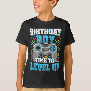 Boy Time To Level Up Video Game Birthday Kid 2 T-Shirt