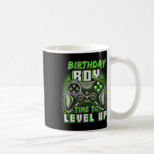 Boy Time To Level Up Video Game Birthday Party Boy Coffee Mug