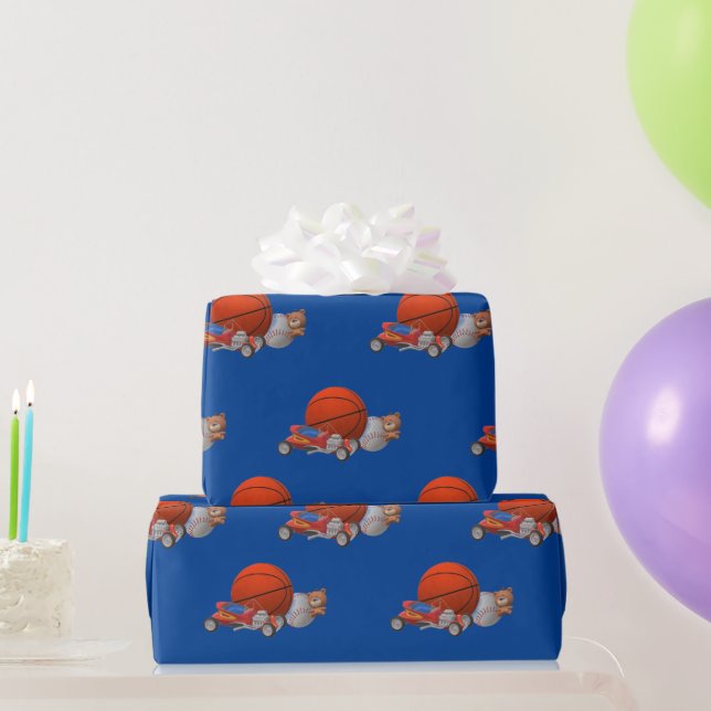 Boy Toys Theme Wrapping Paper (Party Gifts)