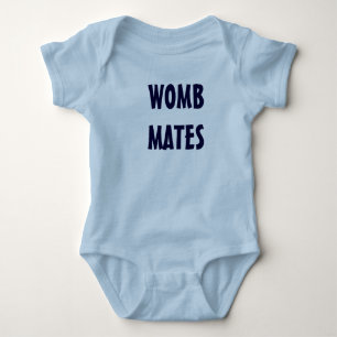 Boy Twins - WOMB MATES Baby Bodysuit