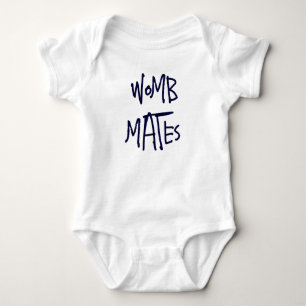 Boy Twins - WOMB MATES Baby Bodysuit