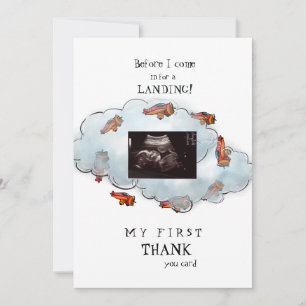 Boy Ultrasound Funny Thank You Baby Point of View