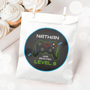 Boy Video Game Birthday Gamer Favour Bags