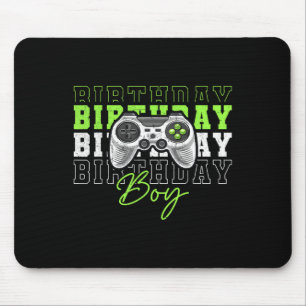 Boy Video Game Birthday Party For Boys Kids Mouse Mat