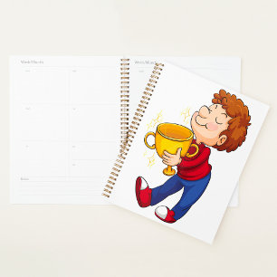Boy Winner Spiral Planner