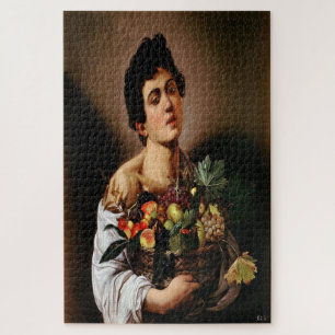 Boy with a Basket of Fruit (1593) by Caravaggio Jigsaw Puzzle