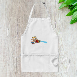 Boy With A Supersoaker  Standard Apron