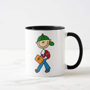 Boy With Backpack Mug
