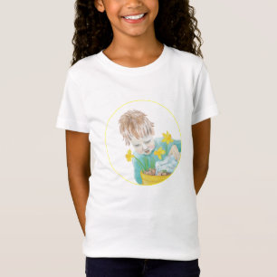 Boy With Daffodils T-Shirt