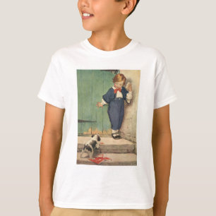 Boy with Puppy Dog T-Shirt