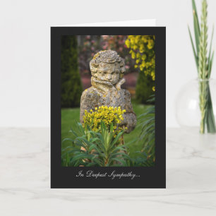 Boy with Spring Posy - In Deepest Sympathy Card