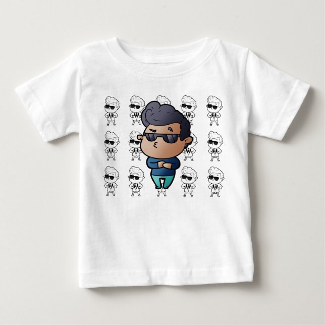 Boy with sunglasses T-Shirt (Front)