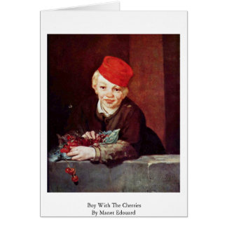 Boy With The Cherries By Manet Edouard