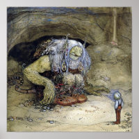 “Boy with Troll” by John Bauer
