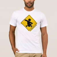 Boy without legs .com skateboard crossing- yellow