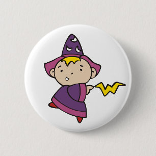 Boy Wizard 6 Cm Round Badge