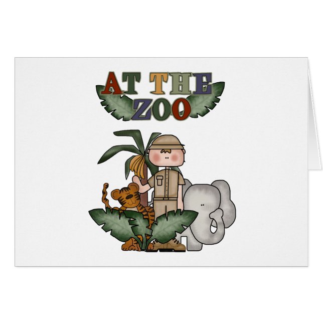Boy Zoo Keeper Tshirts and Gifts (Front Horizontal)