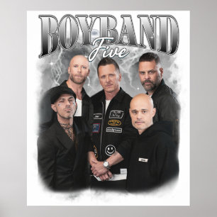 boyband five  poster