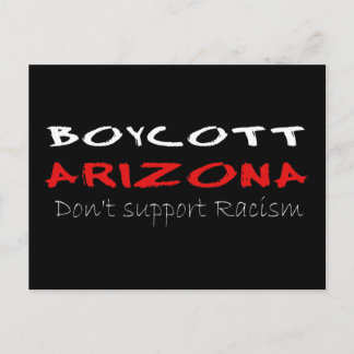 Boycott Arizona Postcard